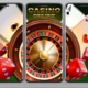 Roulette with aces in background